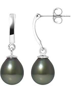 Pearls & Colors Ohrhänger 9Karat (375) Weißgold Tahiti-Zuchtperle am-9bot 136sb8b