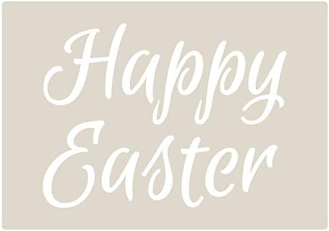 Happy Easter Cake Craft Decorating Stencil