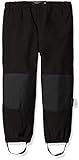  NAME IT Unisex Baby NITALFA Softshell Pant MZ FO NOOS Regenhose, Schwarz Black, 86