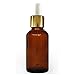 5 PCS Portable Travel 5ML Dark Brown Empty Refillable Glass Bottles Essential Oil Perfume Liquid Lotion Containers Bottles with White Head Droppers
