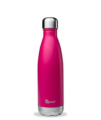 Qwetch - Bouteille Isotherme en Inox - 500ml - Rose