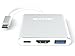 Produktbild USB-C-Digital-AV-Multiport-Adapter USB 3.1 Type C Adapter auf HDMI USB 3.0 mit Charging & Data Port in silber für Macbook Retina Pro 2015 2016 Google Pixel C Chromebook Pixel erazer MD99980