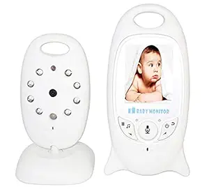 Baby Monitor Video Baby Monitor Wireless with Camera Night Vision Temperature Monitoring Lullaby Function 2 Way Talk