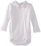 Cambrass Unisex Baby Round Croquet Edge Collar Long Sleeve Bodysuit