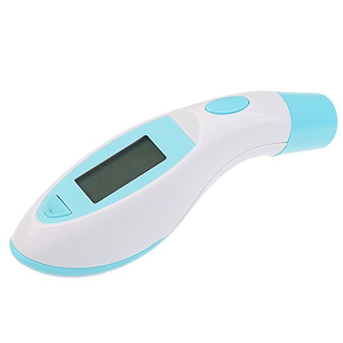 Preisvergleich Produktbild Gazechimp Infrarot Digitales Fieberthermometer für Baby kleikinder Erwachsene, Professionales Ohrthermometer Stirnthermometer, Kontaktlos Schnell