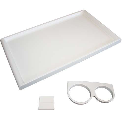 Bett-Tisch Kunststoff – Betttisch Laptoptisch Pflegebett - 6