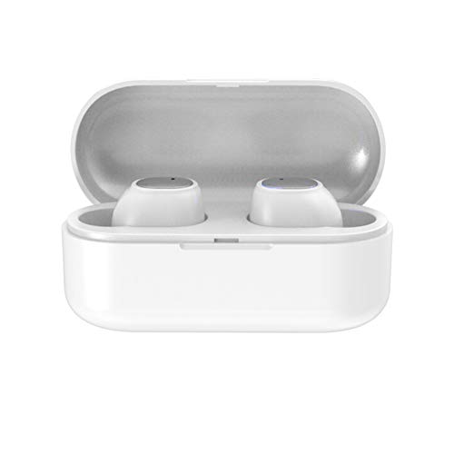Auriculares Bluetooth, Auriculares inalámbricos Bluetooth 5.0 Auriculares Deportivos Mini TWS Auriculares Bluetooth Regalo de Empresa (Q2- Blanco)