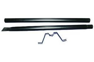 Vigor Blinky 27293-10 Paletto in Ferro Verniciato, per Cassetta America, Altezza 152 cm, Nero