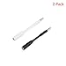 Price comparison product image KiWiBiRD Mini Aux Extender Cable/Headphone Extension Adapter/3.5mm male-to-female Jack for Apple iPhone Smart Battery Charger Case, Mophie Juice Pack, Other Battery Cases (2-Pack)