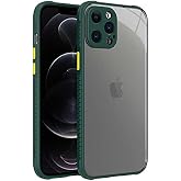 Zore Apple ile uyumlu iPhone 12 Pro Max Kılıf ​​Kaff Kapak Koyu Yeşil