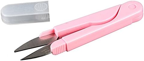 Thread scissors with safety cap