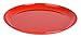 Kinderzeug Polycarbonate Flat Dinner Plate (24 cm, Red, Pack of 6)