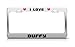 Produktbild I LOVE BUFFY Boy Girl First Name License Plate Frame Tag Holder