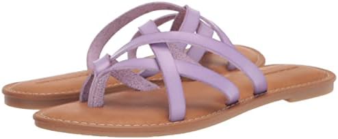 Amazon Essentials Sandalo Slide Basso con Cinturino Donna, Lavanda, 38 EU