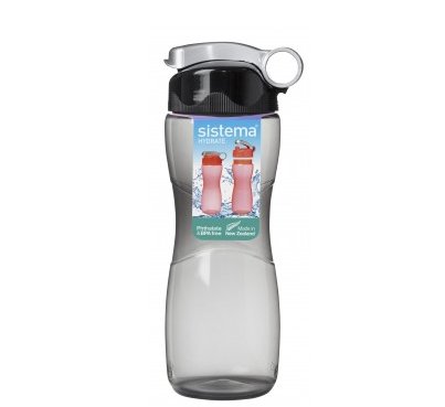 Preisvergleich Produktbild Sistema Trinkflasche Sanduhr, 645 ml, schwarz