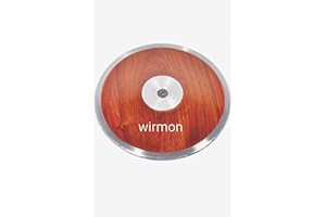 Wirmon Wooden Olympic Discus,Throwing Olympic Discus Size 1kg, 1.5kg, 2kg Track Field Olympic Discus, Practice Training Olympic Discus, Olympic Discus for Exercise (1.5)