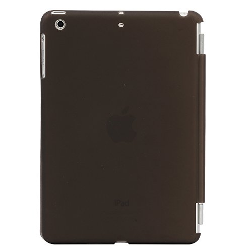 Besmall Neu Ultra Slim Edles iPad mini1 2 3 Hülle – Smart Cover Leder Case Schutz Hülle Tasche + Back Case – inkl. Displayschutzfolie Reinigungstuch Stift mit Multi Ständer Auto Sleep Wake (iPad mini1/2/3, Farbe:Schwarz) - 7