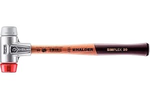 Halder 3136030"Simplex" TPE-Mid/Plastic Soft-Face Mallet, Multi-Colour, 30 mm