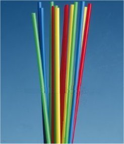 Preisvergleich Produktbild Cocktail Trinkhalme bunt 135 Stück 25cm 8mm