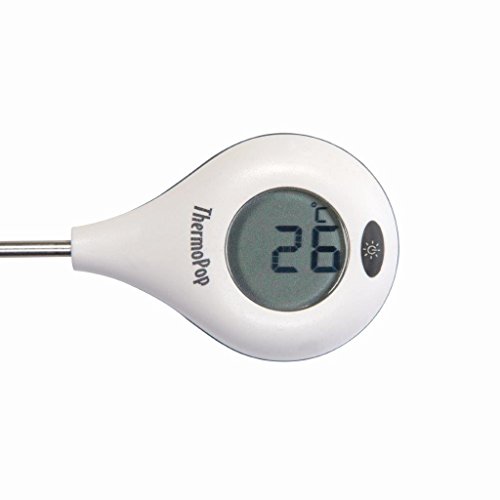 Thermopop ® Thermometer mit 360° drehbar, display, leicht ablesbar in jeder hand! (weiß) - 2