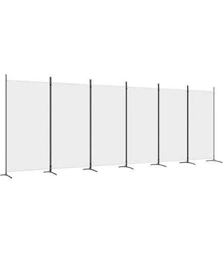 Base Per Divisori Da Schermo - 4 Pezzi In Plastica Bianca, Per Paraventi E Separazione Spazi - Foto 11
