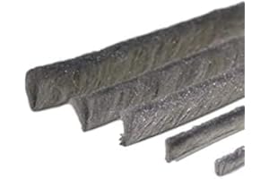 FLYEX Bürstendichtung Meterware mit Nut von 5mm bis 25mm für Fliegengitter Dichtung Fenster Türen Insektenschutz Rolladen Rolläden mit Nut (10, 4,8 x 16mm)