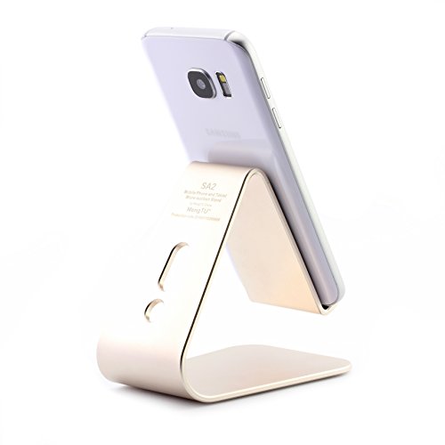 Universal Aluminium Smartphone Handy Tablet Ständer Alu Handy Halter Samsung, Nokia , Apple, HTC und viel mehr … ScorpioCover Variante 2 gold - 4