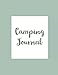 Produktbild Camping Journal: RV Camping Diary and Activity Book for Campers RV Lovers (Volume 6)