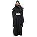 Produktbild Damen Herren Halloween Teufel Cosplay Kostüm Robe Umhang 6 Stück Festliche Trachten Set Unisex Erwachsene Schwarz Mantel Cape Kopfbedeckung Handschuhe Paar Karneval Party Festival Kleidung