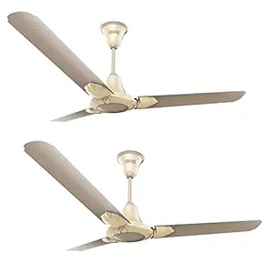 Luminous London Thames 1200mm Ceiling Fan (Russet Brown, Pack of 2)