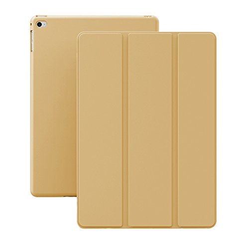Khomo iPad Mini 4 Hülle Case Golden Gehäuse mit doppelten Schutz ultra dünn und leicht, Smart Cover - Dual Gold