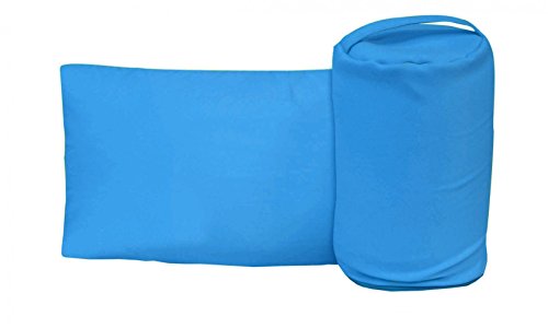 Preisvergleich Produktbild Reisekissen Nackenkissen blau für Kinder / Erwachsene Wendekissen Wandelkissen Campingkissen Nackenhörnchen Kopfkissen Kissen