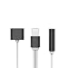 Produktbild Minzhi 2 in 1 für 8 Pin auf 3,5 mm Audio-Konverter für iPhone x 7 8 Plus Splitter Kopfhörer-Buchse Aux-Kabel-Adapter