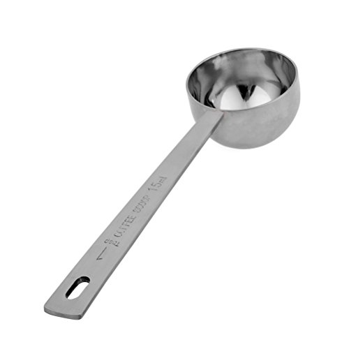 BESTOMZ Ausdauer Edelstahl Tableslöffel Messkaffe Schaufel, 2er Set - 4