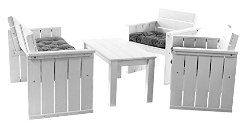 Ambientehome 90446 Gartengarnitur Essgruppe Loungegruppe Strandgut wei Europa Top-Neuheit 2015 AKTIONSPREIS! Ambientehome 90446 Gartengarnitur Essgruppe Loungegruppe Strandgut wei Europa Top-Neuheit 2015 AKTIONSPREIS!