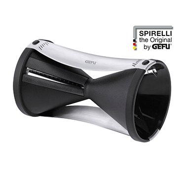 Gefu Spirelli Spiralschneider – verschiedene Farben + + Stoffbeutel (schwarz 1.0) - 4