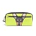 Produktbild Mäppchen Schule Federmappe Mäppchen Jungen Casual Chic Vintage Schüleretui Zwergpinscher Hund Federmäppchen Pen Tasche Münzfach Kosmetik Make Up Tasche (Color : Color, Size : One Size)