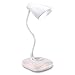 Produktbild XXIONG LED Schreibtischlampe, Tischleuchte mit Schwanenhals, Nachttischlampe Touchbedienung für 3 Helligkeitsstufen, augenfreundlich, weiß