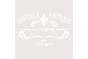 TODO-STENCIL Deco Zusammensetzung 252 Vintage Antik Außenmaße: 20 x 30 Innenmaße Design 17 x 28 cm