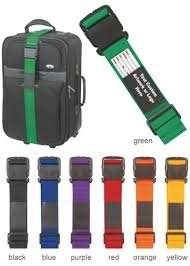 Preisvergleich Produktbild 4x Koffergurt, 200cm - 4er, Sicherheit und Identifizierung by RIVENBERT