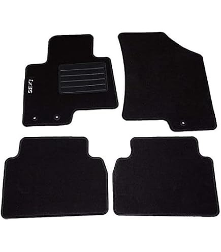 TAPPETI TAPPETINI AUTO IN MOQUETTE CON 4 LOGHI 4 FIX