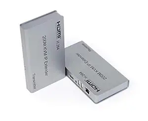 ANDTRONICS HDMI USB KVM Extender Up to 200M Over TCP/IP, Supports H.264, IR & 1080p Resolution