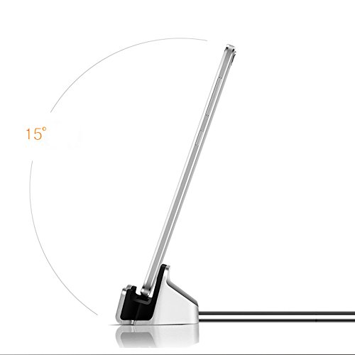 Boweike Dockingstation TYP-C Dock Tischladetsation mit USB-C für OnePlus 2 / Microsoft Lumia 950 / 950XL / Gigaset ME / Gigaset ME Pro / Gigaset ME Pro Pure /ZUK Z1 / Innos D6000 (Silber) - 4
