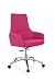 Produktbild hjh OFFICE 670924 Design Drehsessel SHAKE 100 Stoff Pink Büro Lounge-Sessel mit Lehne höhenverstellbar