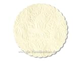 teller untersetzer bast  Telleruntersetzer, rund, creme, 12 Stueck