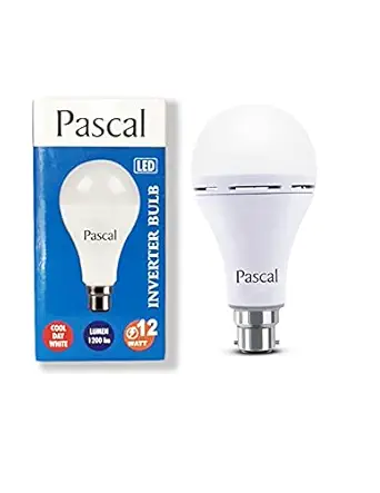 PASCAL 12W b22d LED White Emergency Inverter Bulb