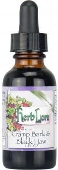 Herb Lore Cramp Bark & Black Haw Tincture, Non-Alcohol, 29ml
