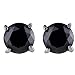 Produktbild Bio Magnetic Healthcare Ohrring Gewichtsverlust Ohrringe Abnehmen Ohr Gesunde Stimulierende Akupunkturpunkte Ohrstecker Magnetfeldtherapie (2 pair 5.8mm, zircon black)