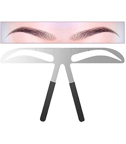 SOLUSTRE Augenbrauen-Schablonen – 100 Stück, Einweg, Für Microblading & Symmetrisches Styling