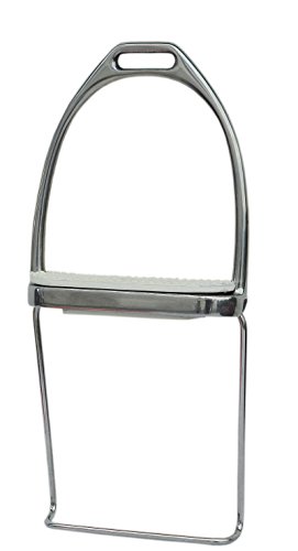 Preisvergleich Produktbild Steigbügel mit Aufsteigehilfe per Stück Steigbügel klappbar mit integrierter Aufsteighilfe